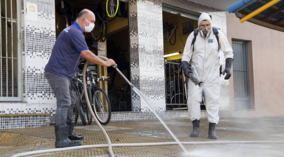 Santo Agostinho recebe sanitização no combate ao coronavírus - Divulgação