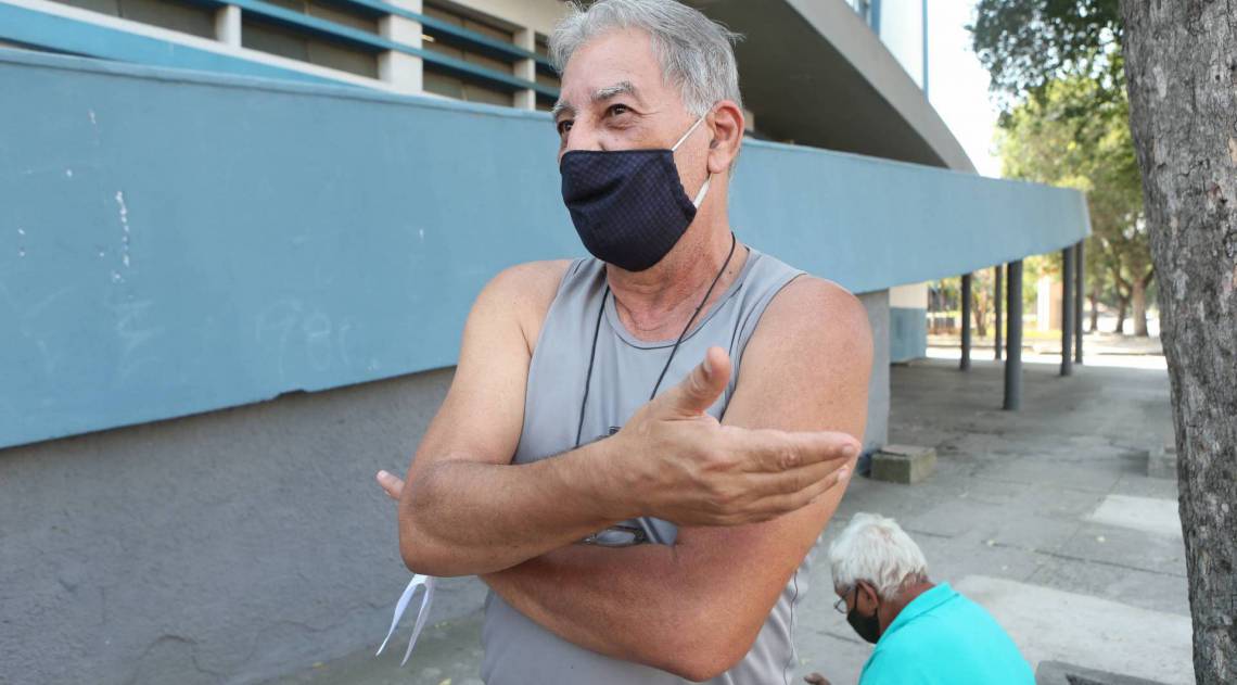 Rio,14/09/2020 -COVID-19 -CORONAVIRUS,MEIR,volta ao atendimento nos postos do INSS. Na foto,Jorge Luiz.Foto: Cleber Mendes/Ag&ecirc;ncia O Dia