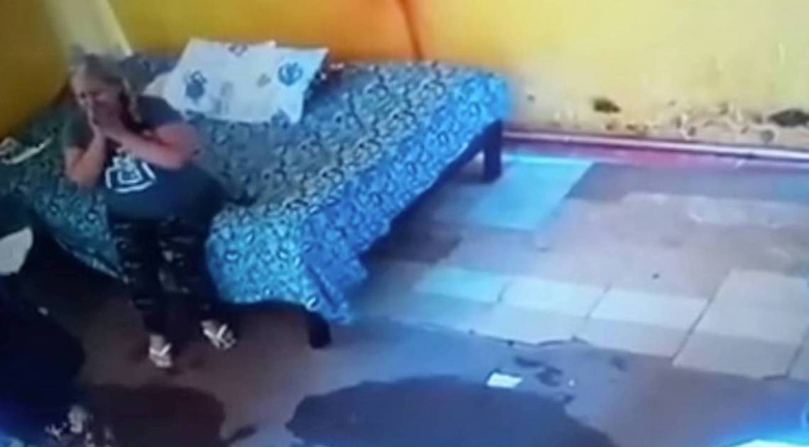 Mulher implora para não ser morta por criminoso em motel de Goiás - Reprodução