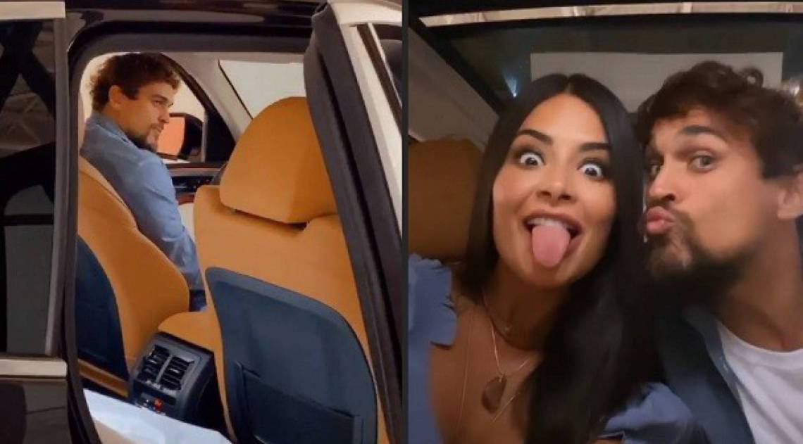 Aline Riscado grava campanha com ex-namorado Felipe Roque - Reprodução Instagram