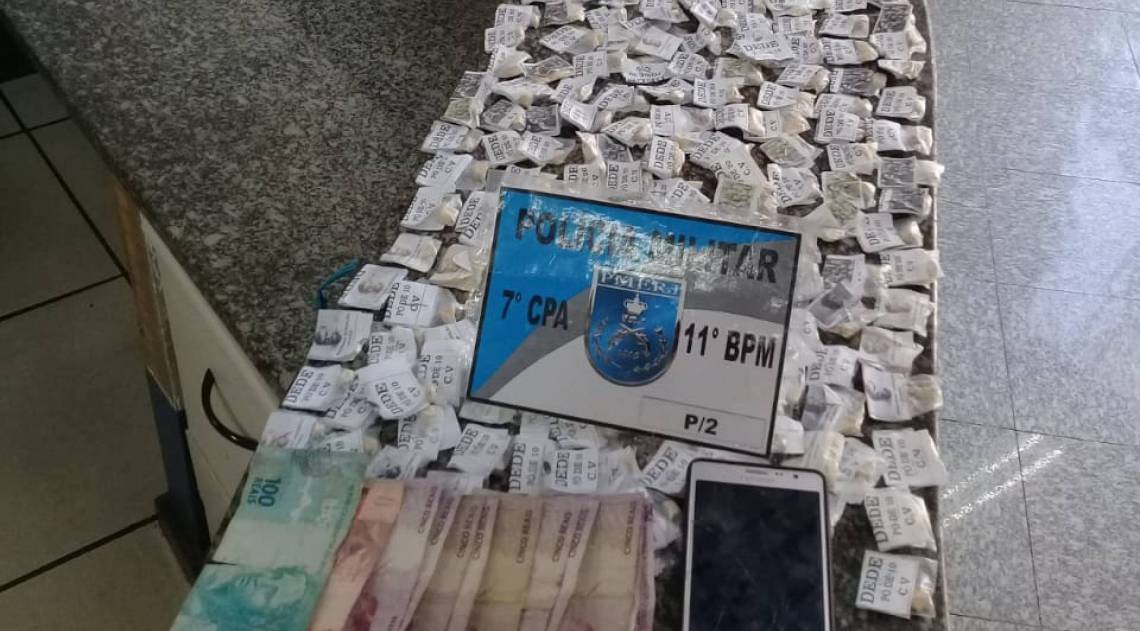 Drogas apreendidas em ações de combate ao tráfico em Nova Friburgo - Divulgação 