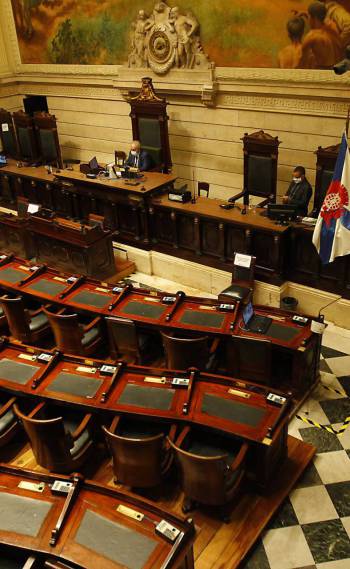 Rio de Janeiro 17/09/2020 - Impeachment do Crivella na CÃ?Â?Ã?Â¢mara. Foto: Luciano Belford/Agencia O Dia