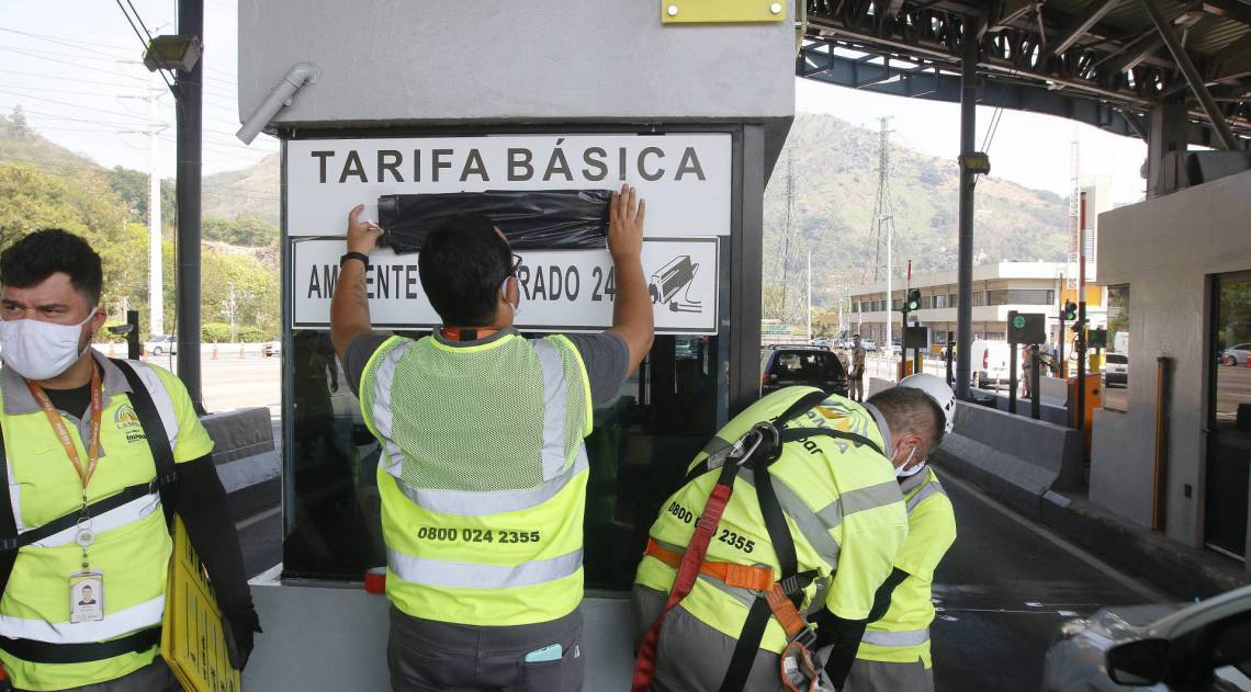 Em setembro, STJ autorizou a Prefeitura do Rio a retomar a Linha Amarela e ped&aacute;gios foram liberados - Reginaldo Pimenta