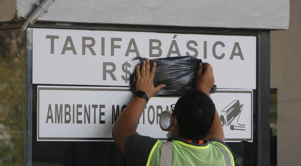 Linha Amarela ap&oacute;s liminar do ministro Humberto Martins, do STJ
  - Reginaldo Pimenta / Ag&ecirc;ncia O Dia