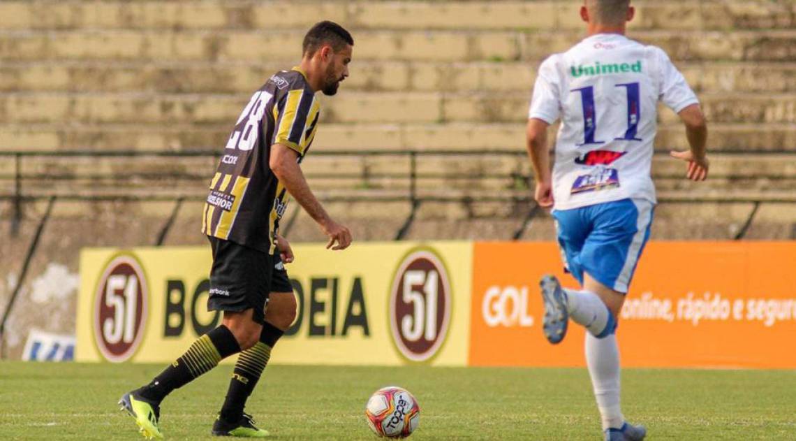 O Volta Redonda empatou em 1 a 1 com o São Bento-SP neste sábado, dia 19 - André Moreira/VRFC