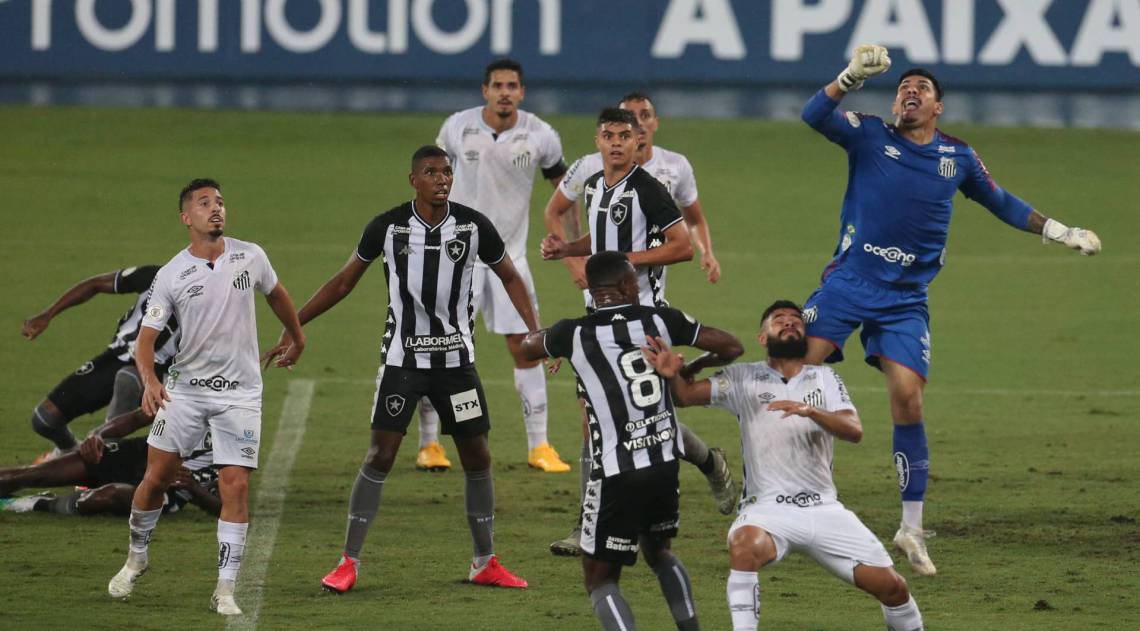 Rio,20/09/2020 -NILTON SANTOS- Futebol, Campeonato Brasileiro 2020, Botafogo x Santos,em jogo válido pela 11ª rodada.Na foto,.Foto: Cléber Mendes/Agência O Dia