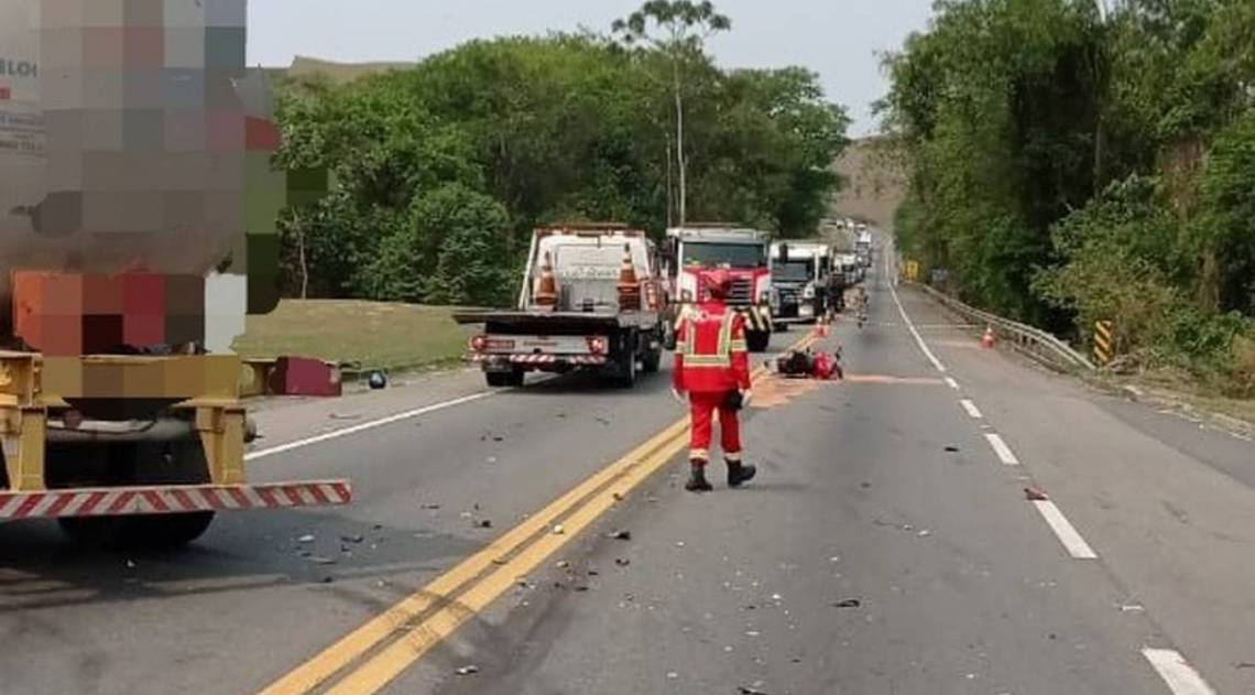 Acidente foi na BR-393, em Barra do Piraí