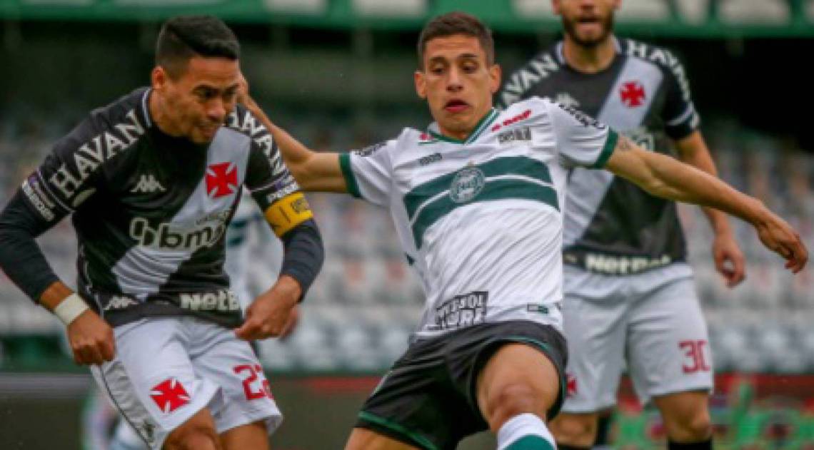 Vasco foi derrotado pelo Coritiba - Divulgação
