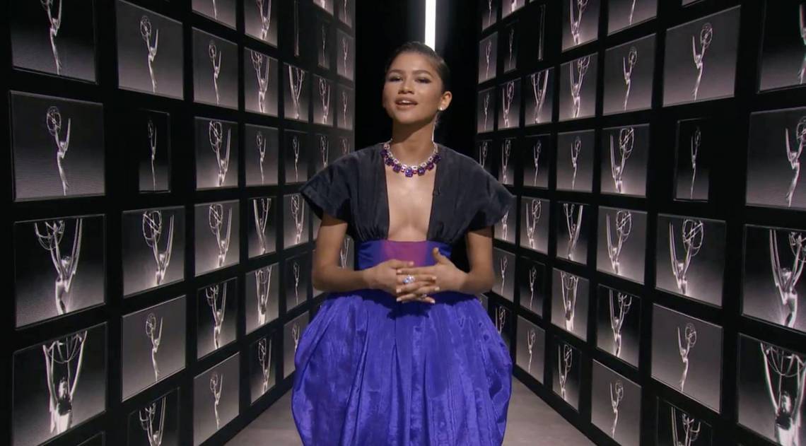 Zendaya na cerimônia virtual do Emmy