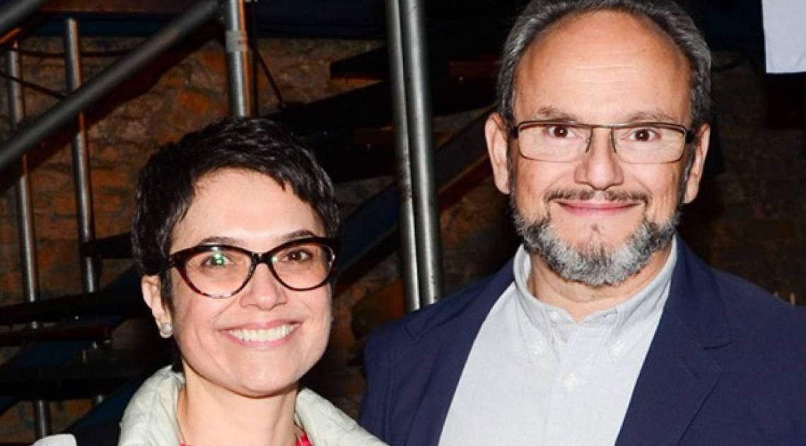 Sandra Annenberg e Ernesto Paglia - Reprodução Internet