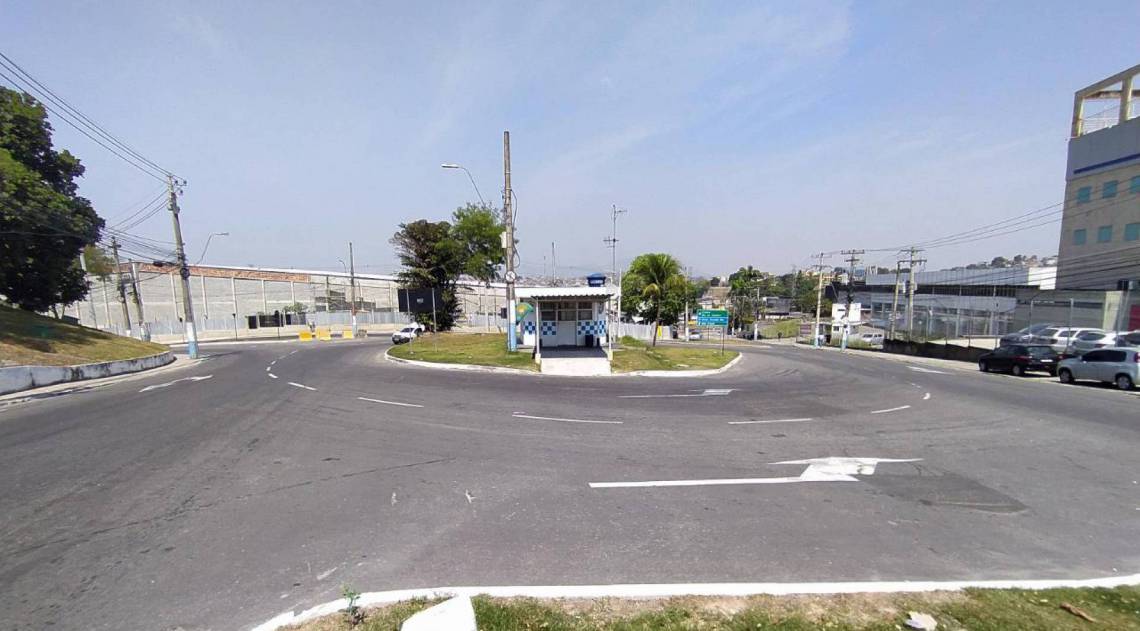 Rotatória localizada na altura do acesso ao Shopping Grande Rio e da Rodovia Presidente Dutra - Divulgação