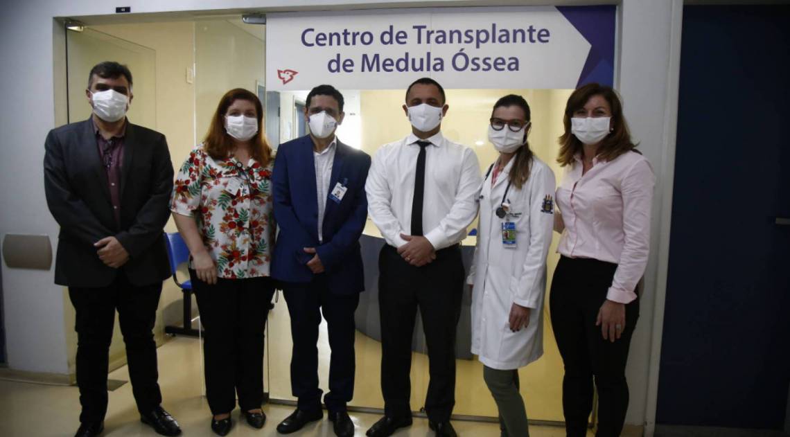 Transplantes de medula óssea voltam a acontecer no Hemorio depois de dois anos - Divulgação