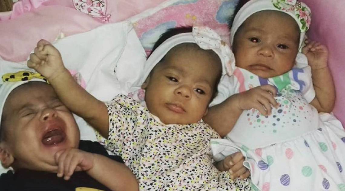 As irmãs nasceram no Hospital Estadual Azevedo Lima, no Fonseca