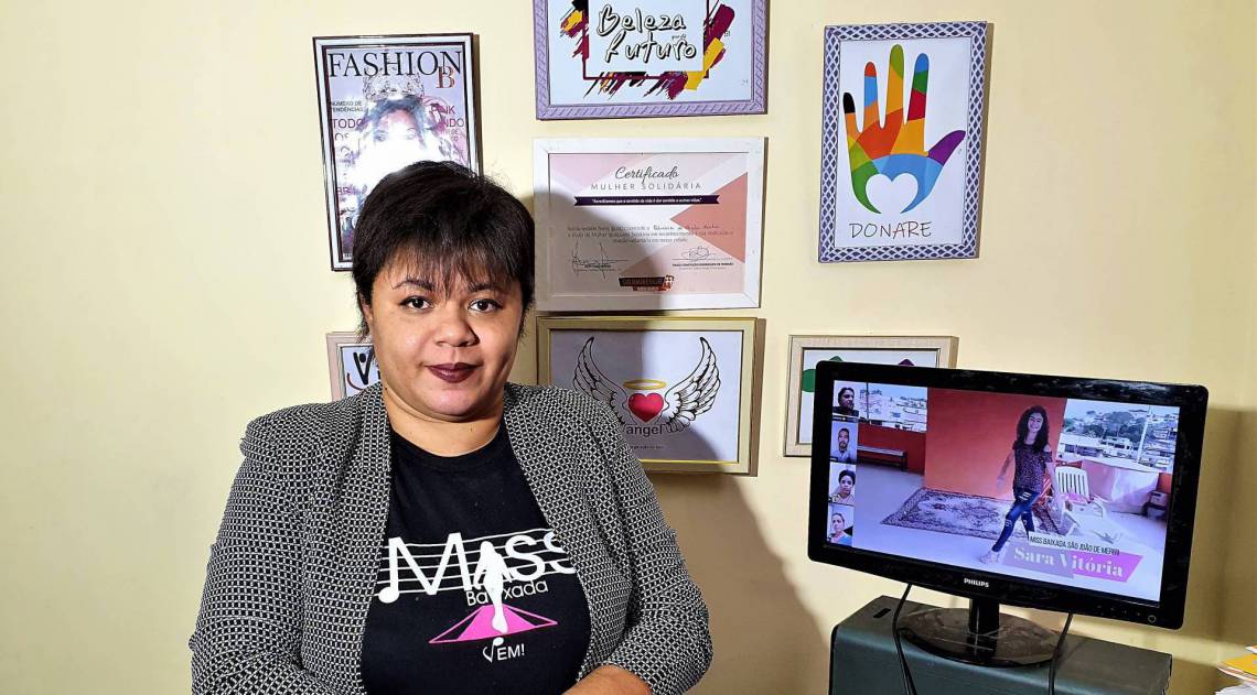 Patrícia de Paula, organizadora do Miss Baixada