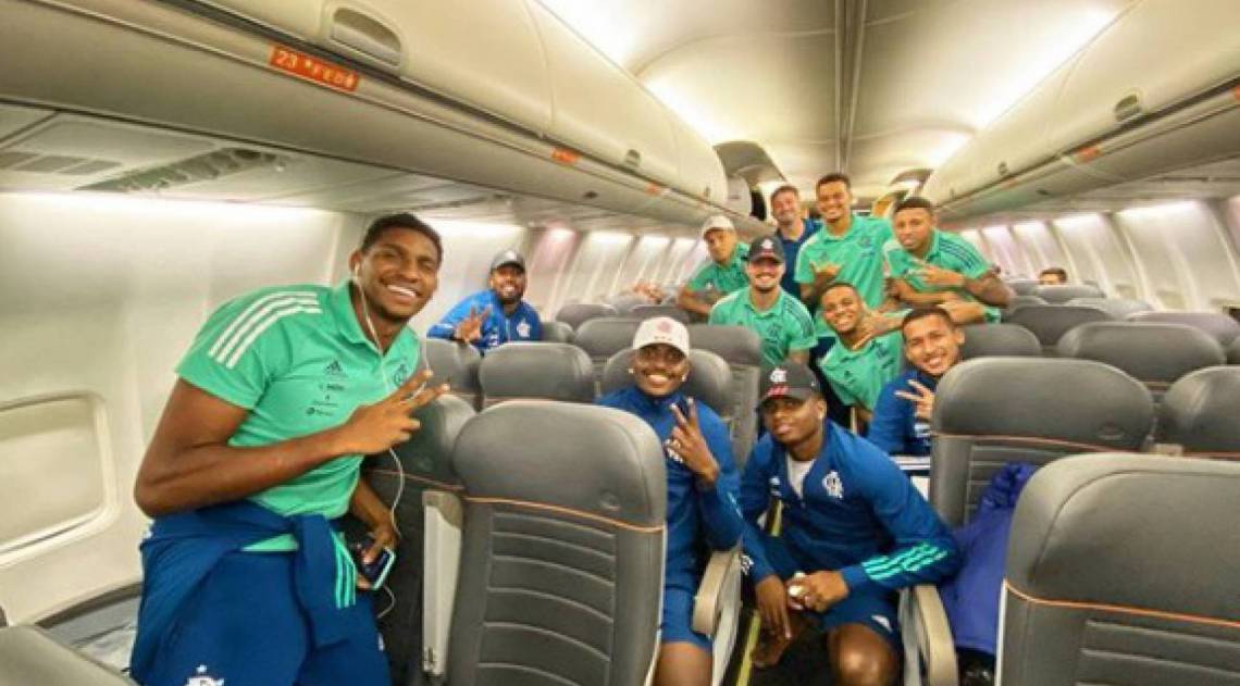 Delegação do Flamengo - Divulgação