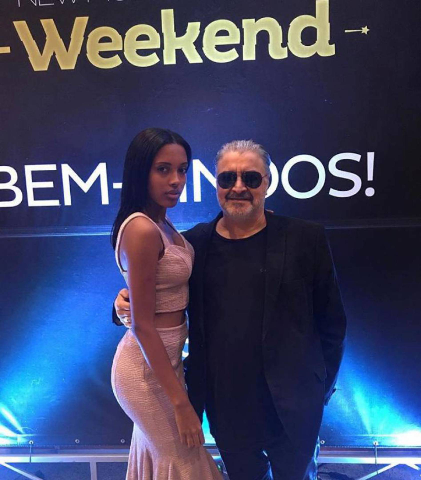 ZONA OESTE - Greice Fontes - A modelo e seu agente Sérgio Mattos