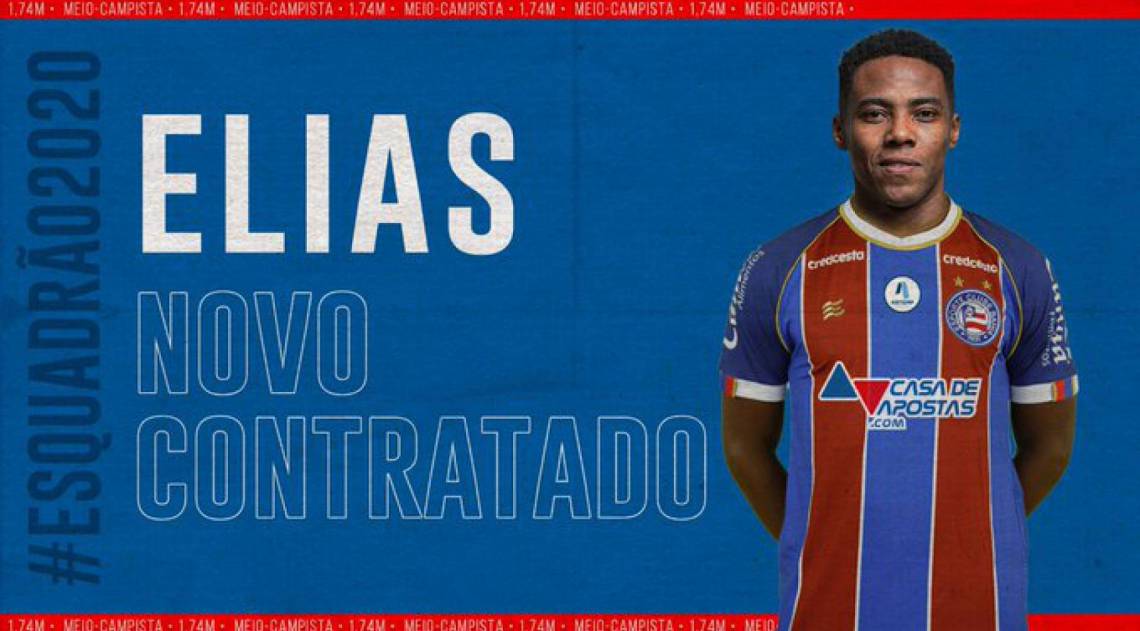 Ex-Flamengo, Elias é anunciado no Bahia - Divulgação