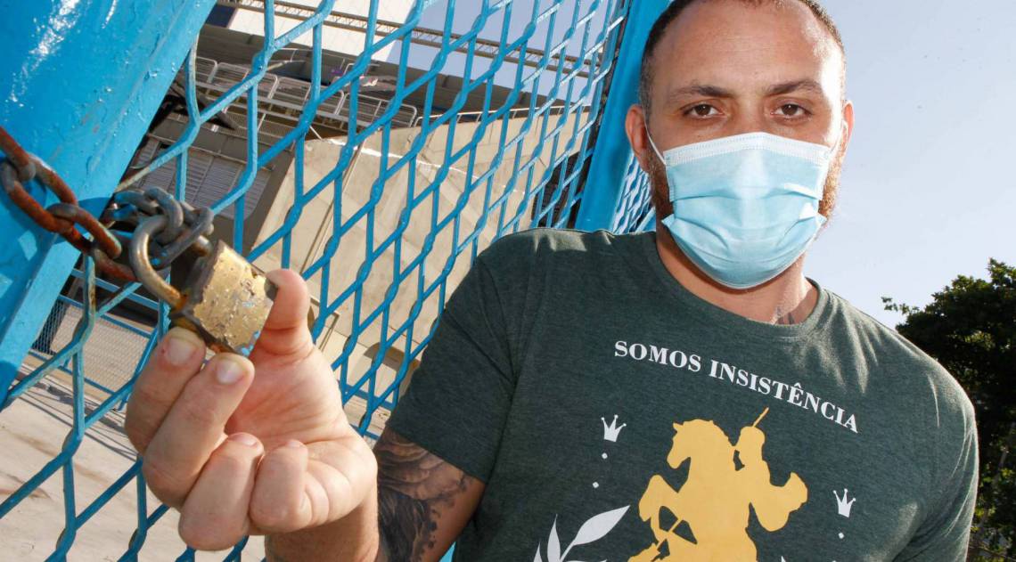 Rio de Janeiro - RJ - 25/09/2020 - Carnaval de 2021 tera alteracao na sua data, na foto Leandro Vieira carnavalesco da Mangueira no Sambodromo, foto de Gilvan de Souza / Agencia O Dia
