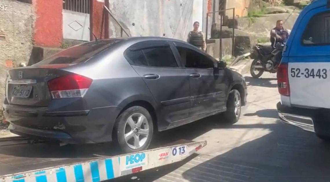 Carro apreendido na ação - Divulgação / Polícia Militar