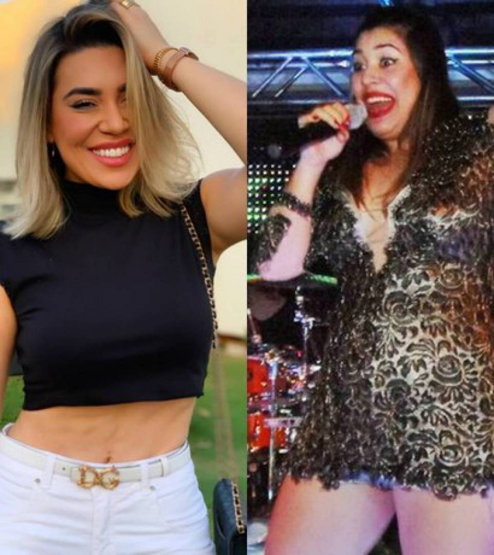 Antes e depois Naiara Azevedo - Reprodução