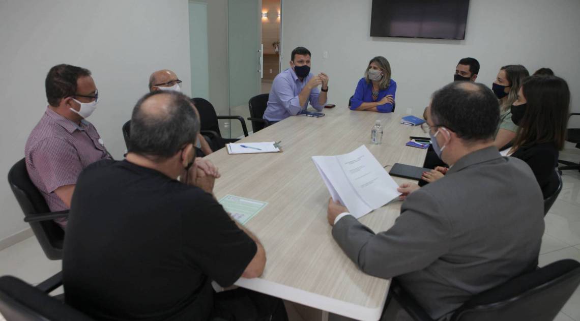 Rio, 28/09/2020  - Reuniao com Fabio Galvao, presidente da CODIN com representantes de empresas do polo industrial de Santa Cruz. na sede da AEDIN. Zona oeste do Rio..  Foto: Ricardo Cassiano/Agencia O Dia