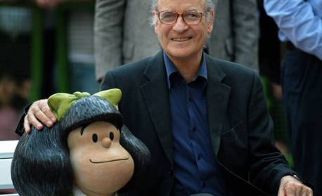 Criador da Mafalda, cartunista Quino é homenageado pelo Google