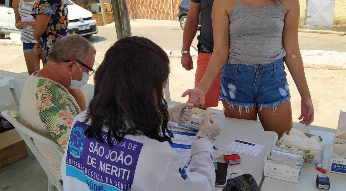 Cerca de 8.200 pessoas já foram testadas para covid-19 pela Secretaria Municipal de Saúde de São João - Divulgação