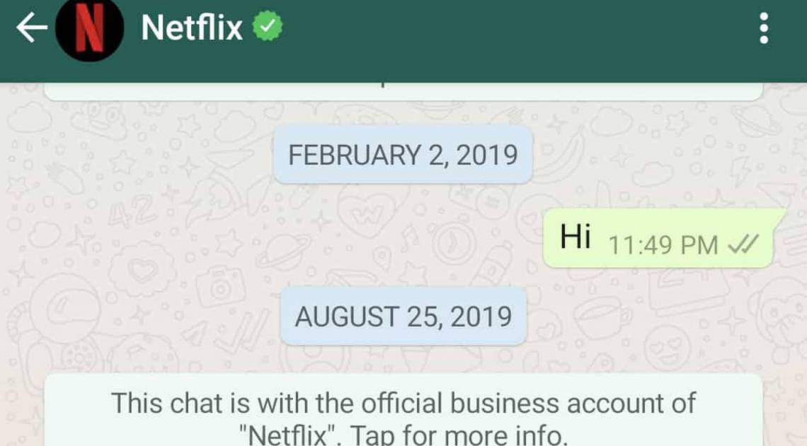 Botão de chamada foi removido para contas verificadas
