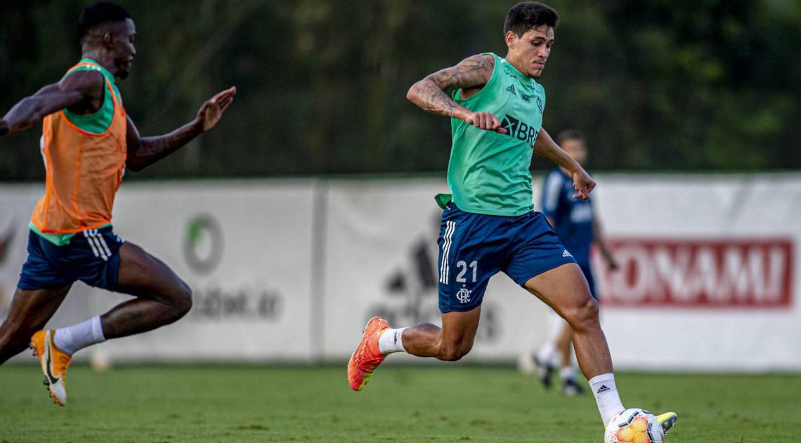 Atividades no Ninho - 14-09-2020. 
Jogador Pedro