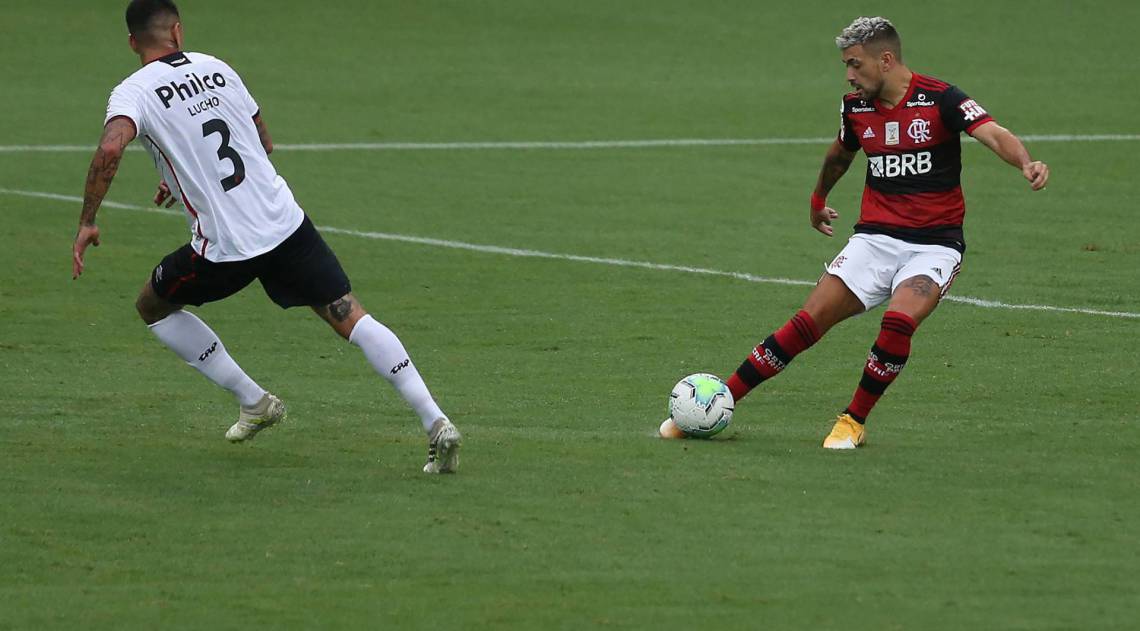 Campeonato Brasileiro - rodada 13 - FLAMENGO x ATHLETICO-PR. Na foto Arrascaeta. Foto de Daniel Castelo Branco. - Foto de Daniel Castelo Branco