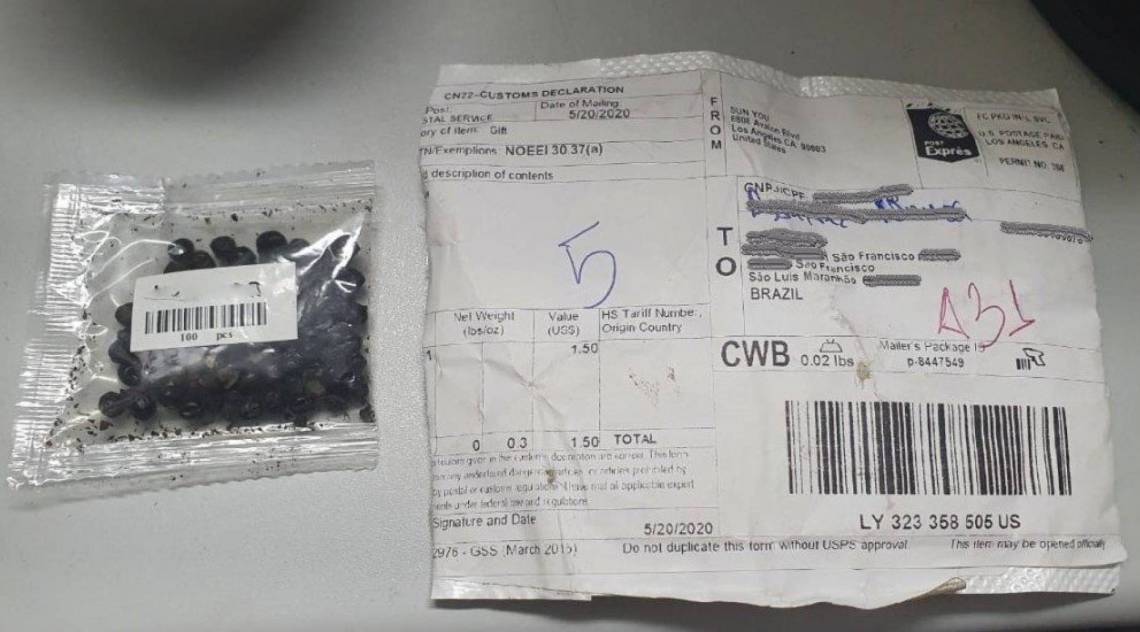 Mesmo sem ter feito qualquer tipo de compra, moradora recebeu pacote - Divulgação