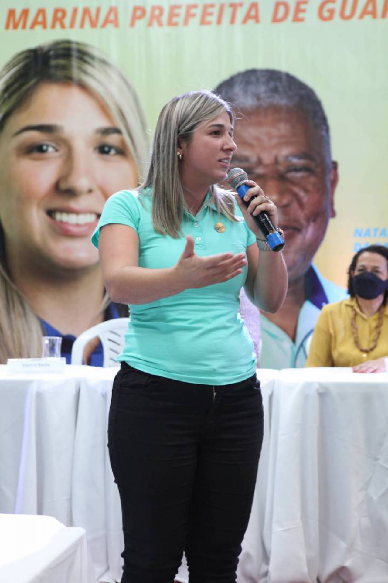 Marina Rocha larga na frente na disputa eleitoral em Guapimirim - Reprodução/Facebook