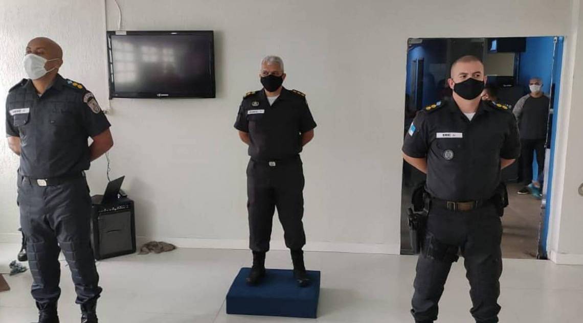 Solenidade de passagem de comando do 21°BPM, em São João de Meriti.