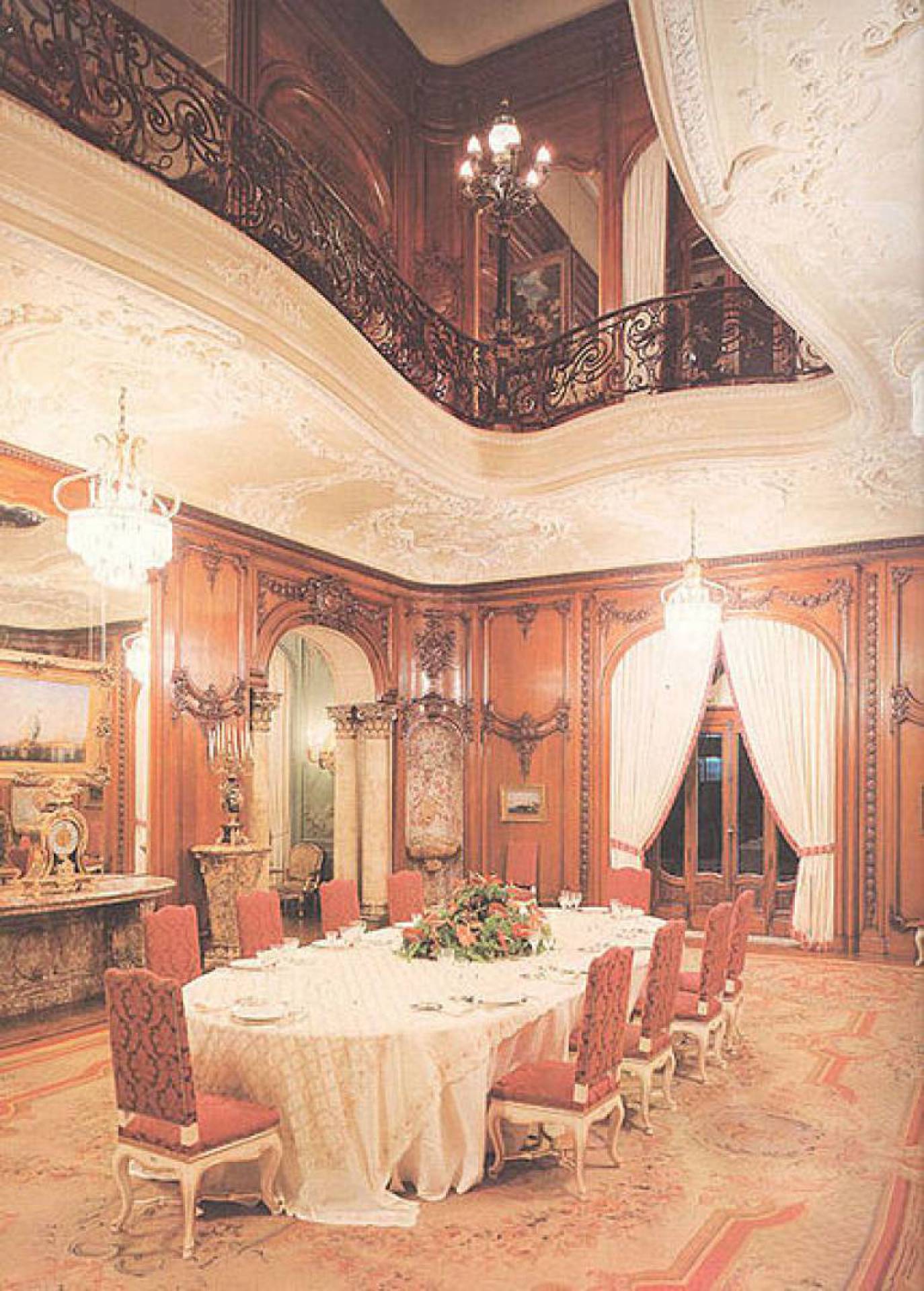 Sala de jantar do Palácio Laranjeiras