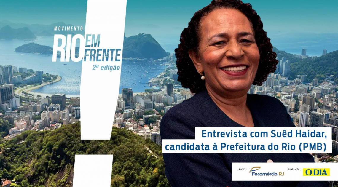 Candidata à Prefeitura do Rio pelo PMB, Suêde Haidar, é a convidada da live do DIA nesta terça-feira - Reprodução