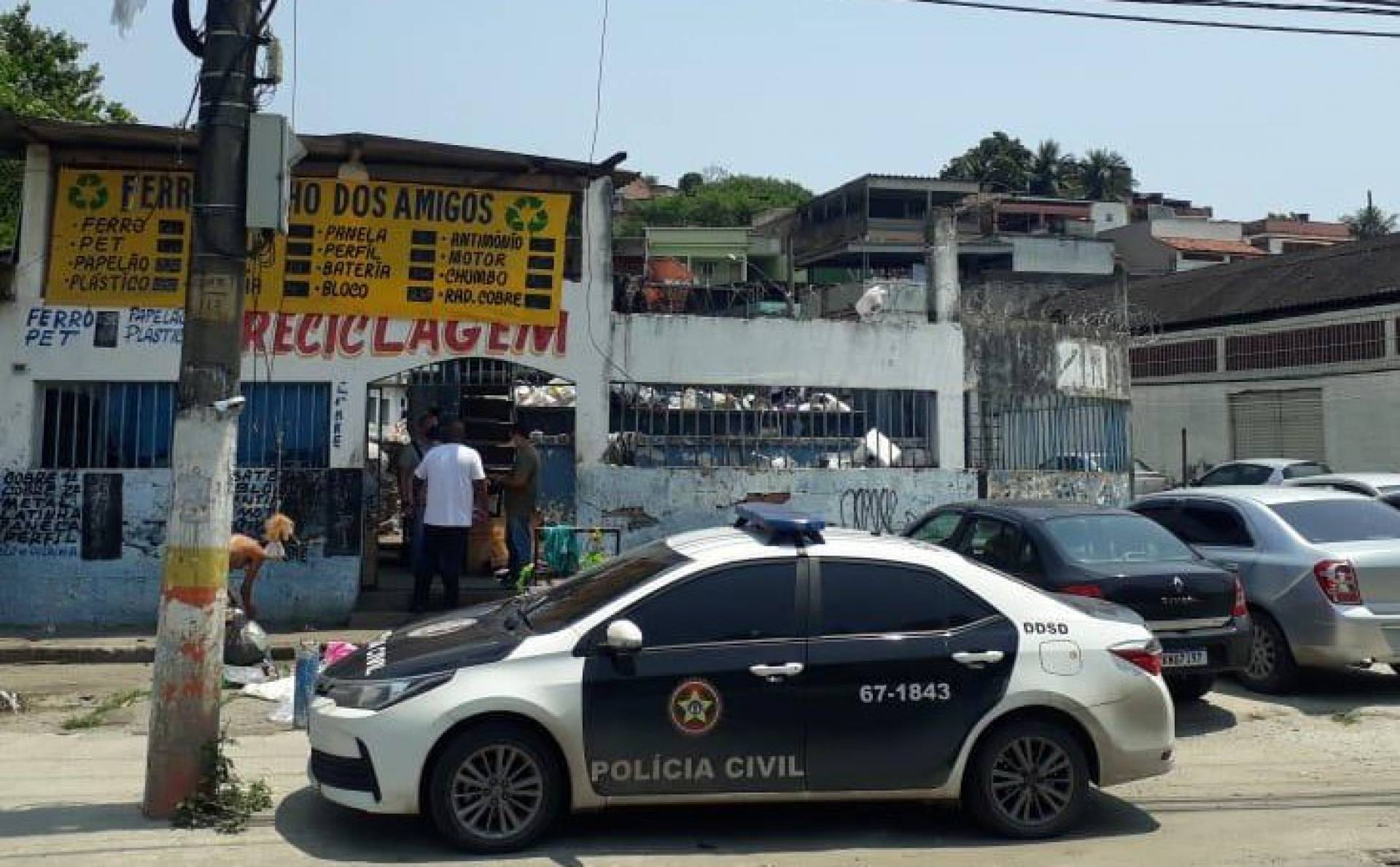 Pol&iacute;cia Civil prende propriet&aacute;rio de ferro velho na Baixada Fluminense