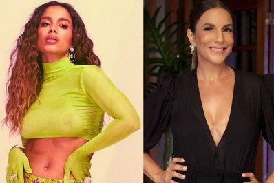Ao vivo, Ivete Sangalo elogia Anitta: 'Artista internacional'