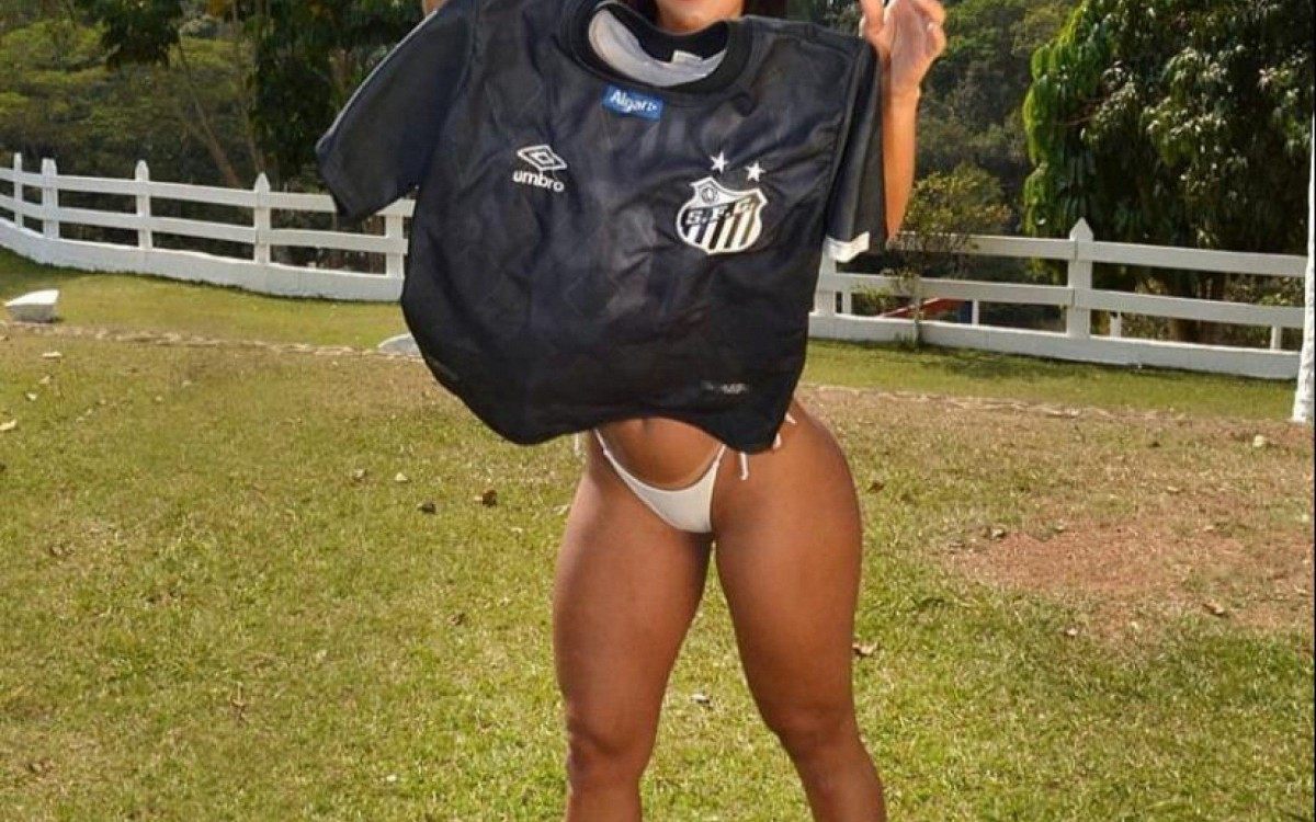 Camila Rodrigues é modelo e musa do Santos 