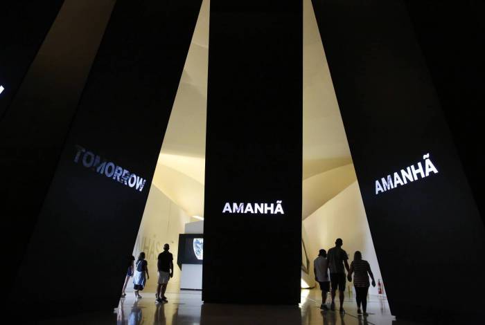 No Museu do Amanh&atilde;, na Zona Portu&aacute;ria do Rio, a pergunta "Para onde vamos?" &eacute; lan&ccedil;ada - Daniel Castelo Brancofotfot
