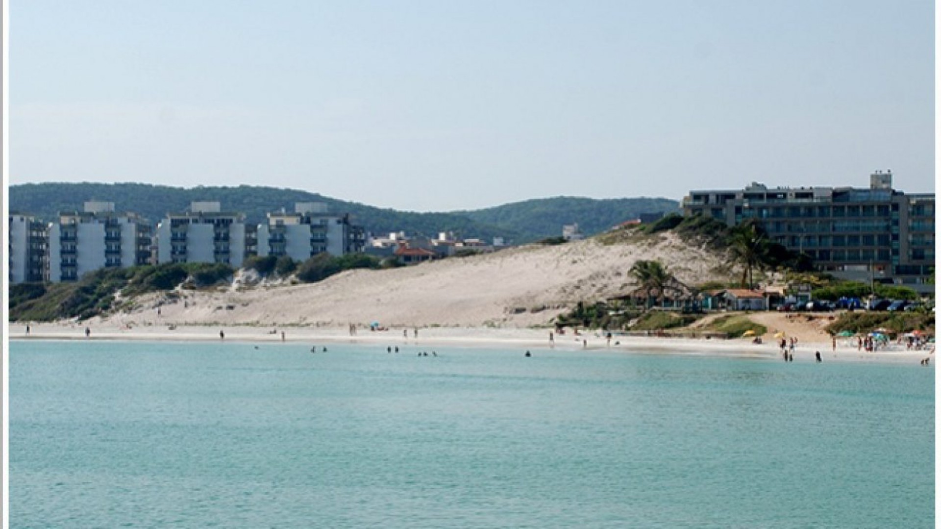 Duna Boa Vista, na Praia do Forte em Cabo Frio recebe cerca de proteção 