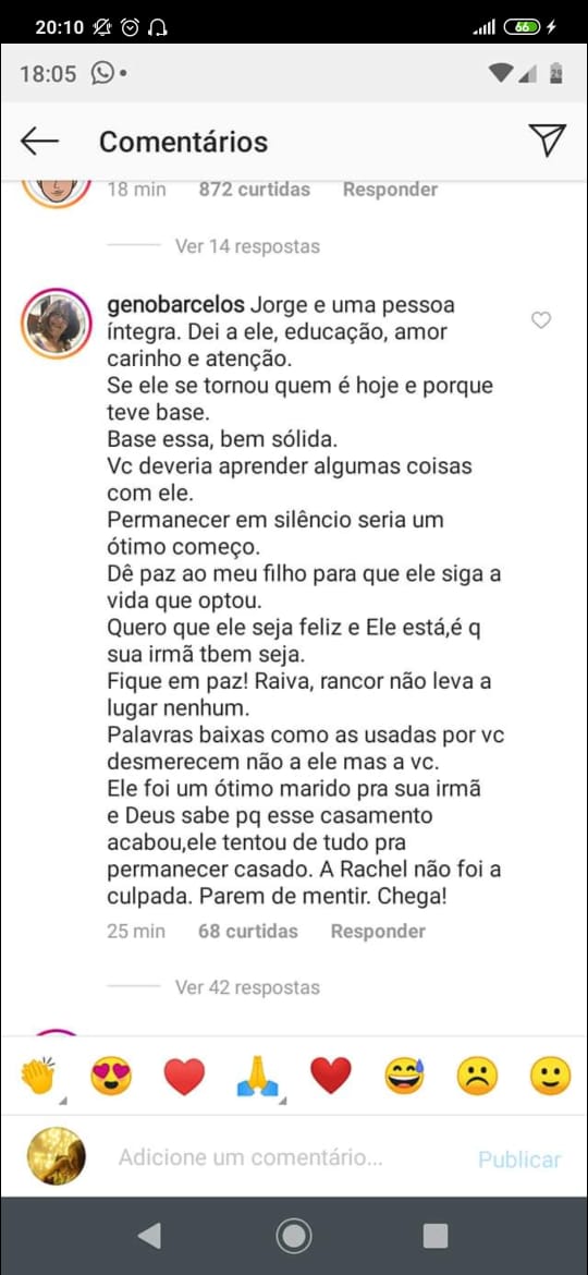Post com a resposta de Geno Barcelos