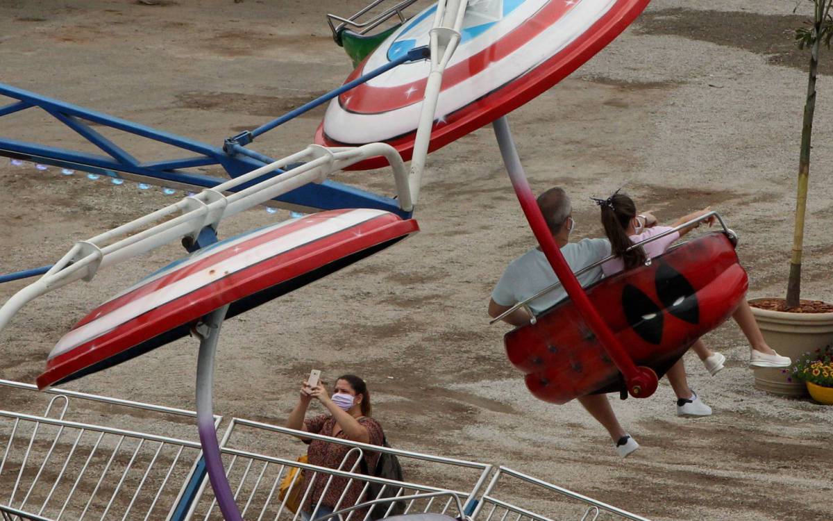 17/10/20 - Reabertura do Tivoli Park, na Barra da Tijuca.                 Foto: Estefan Radovicz / Agência O Dia
      Byline