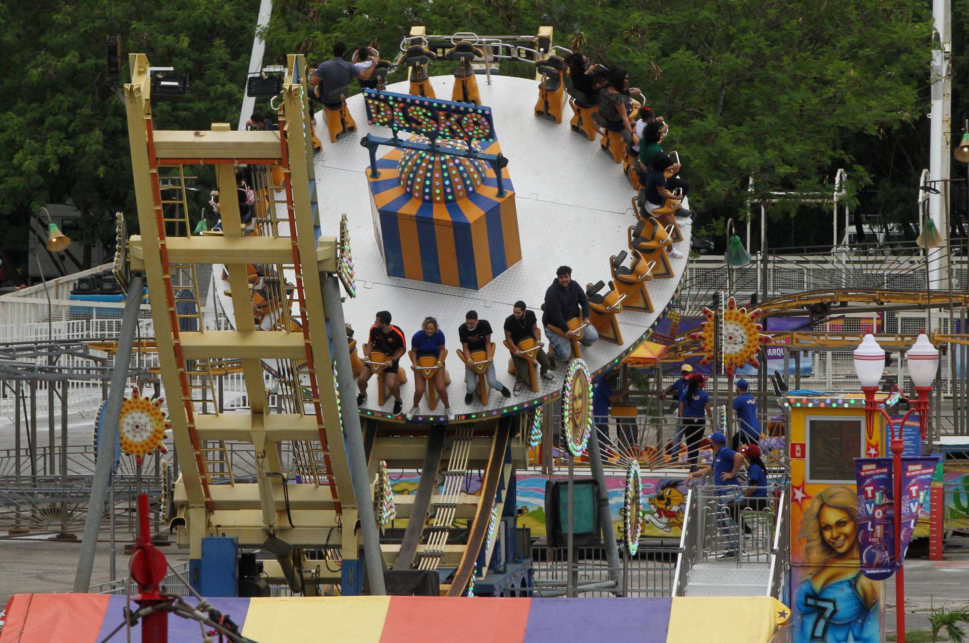 17/10/20 - Reabertura do Tivoli Park, na Barra da Tijuca.                Foto: Estefan Radovicz / Ag&ecirc;ncia O Dia       Byline - Estefan Radovicz / Ag&ecirc;ncia O Dia