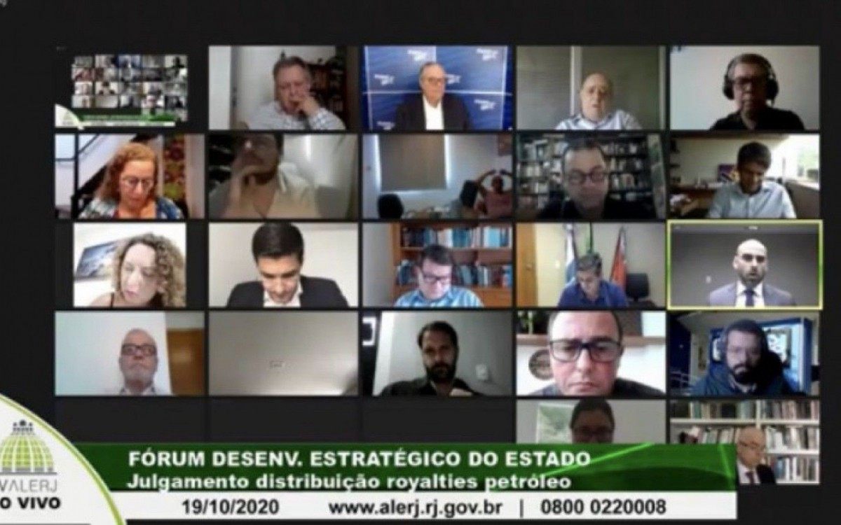 Parlamentares estaduais e federais do Rio e outros setores se uniram em prol dos royalties do estado - Reprodução