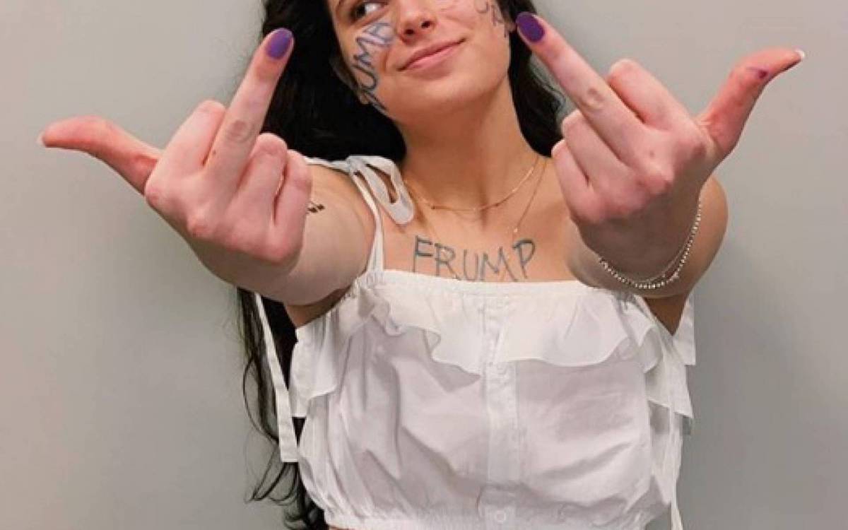 Sophia Raia em projeto escolar