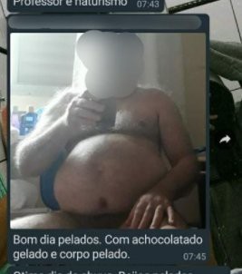 Professor mandou nude a alunos do 7º ano - Reprodução