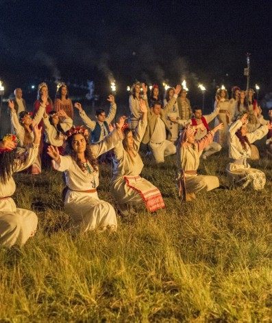 Festa de Ivana Kupala: misticismo na trama  - fotos Divulgação / TV Globo