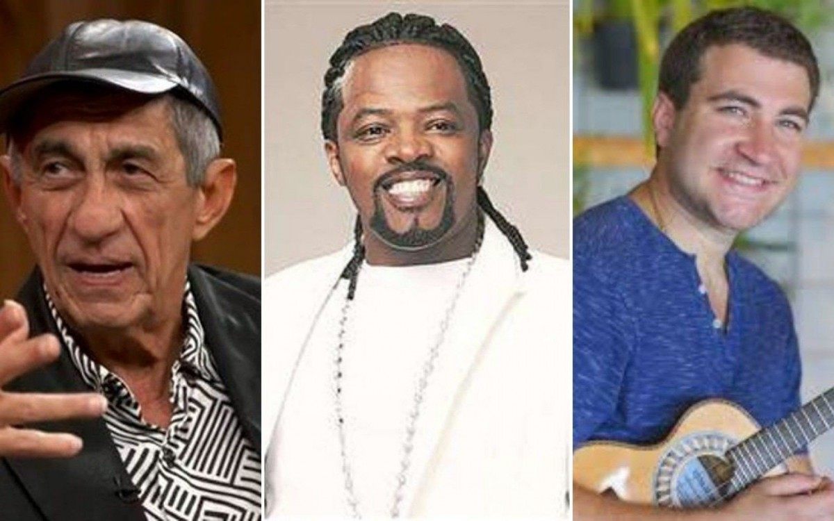 Fagner, Xande de Pilares e Leo Russo - Reprodução/Montagem