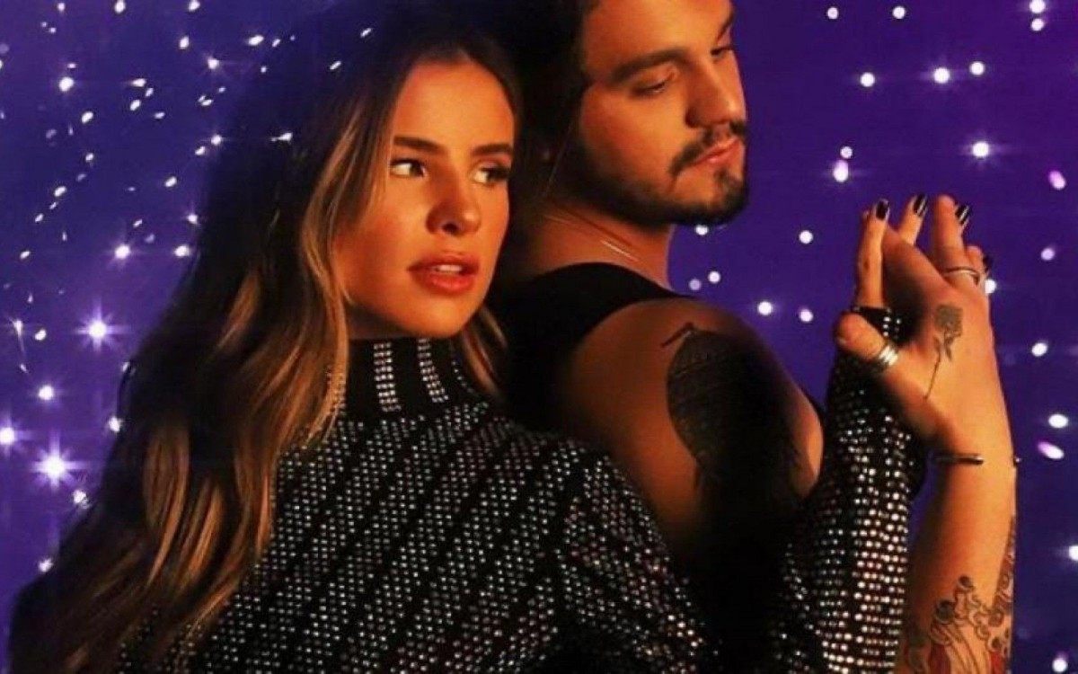 Giulia Be e Luan Santana no clipe de 