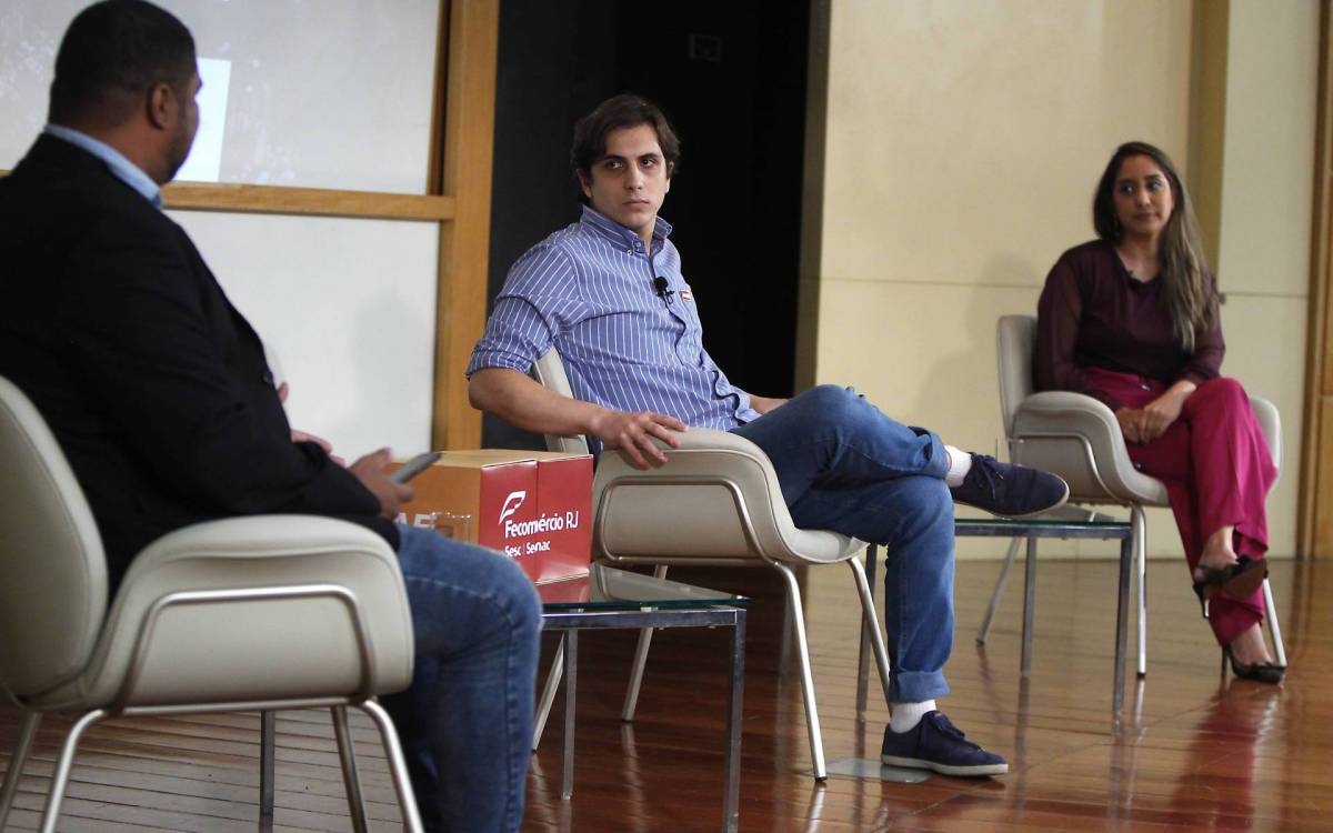 Rio de Janeiro 22/10/2020 - O Pre Canditado a Prefeitura do Rio Herinque Simonard, durante Live para o Jornal O Dia. Foto: Luciano Belford/Agencia O DIa - Luciano Belford/Agencia O Dia